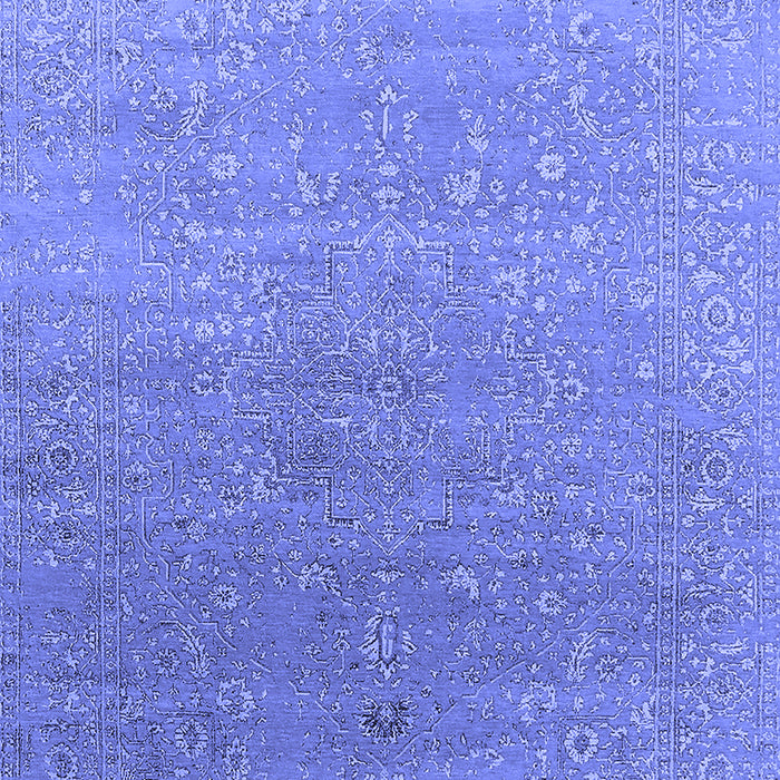 Oriental Blue Industrial Rug, urb2084blu