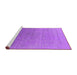 Sideview of Machine Washable Oriental Purple Industrial Area Rugs, wshurb2084pur