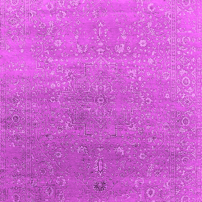 Machine Washable Oriental Pink Industrial Rug, wshurb2084pnk