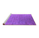 Sideview of Machine Washable Oriental Purple Industrial Area Rugs, wshurb2085pur