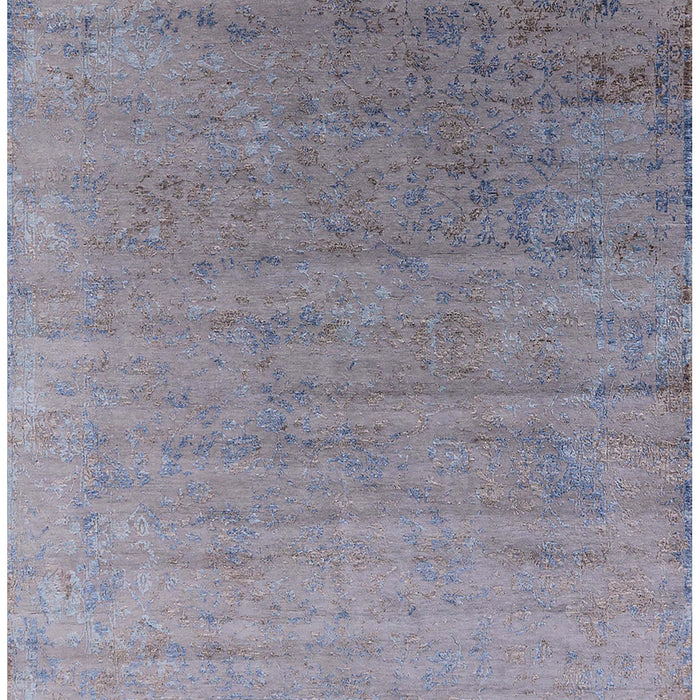 Mid-Century Modern Dark Gray Oriental Rug, urb2085