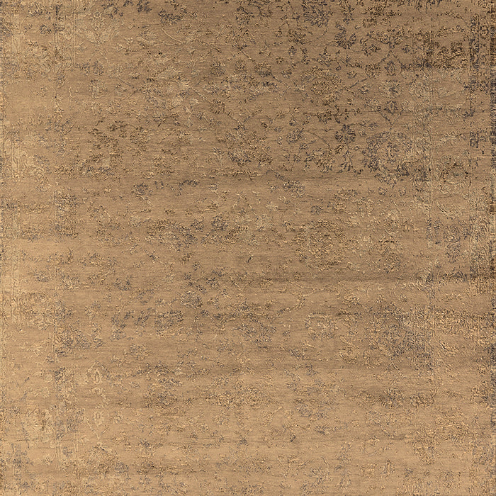 Machine Washable Oriental Brown Industrial Rug, wshurb2085brn