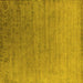 Square Oriental Yellow Industrial Rug, urb2085yw