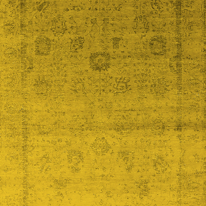 Oriental Yellow Industrial Rug, urb2086yw