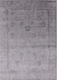 Machine Washable Industrial Modern Dark Gray Rug, wshurb2086