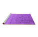 Sideview of Machine Washable Oriental Purple Industrial Area Rugs, wshurb2086pur