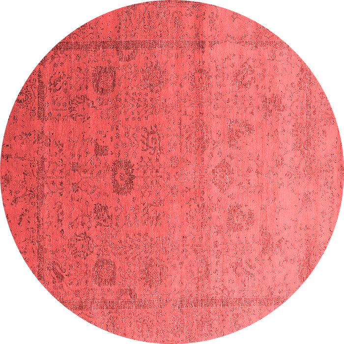 Machine Washable Oriental Red Industrial Rug, wshurb2086red