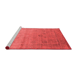 Industrial Red Washable Rugs