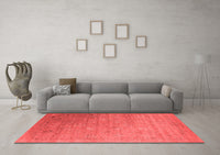 Machine Washable Oriental Red Industrial Rug, wshurb2087red