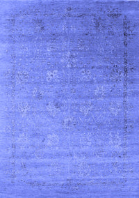 Oriental Blue Industrial Rug, urb2087blu