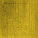 Square Oriental Yellow Industrial Rug, urb2087yw