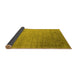 Sideview of Oriental Yellow Industrial Rug, urb2087yw