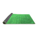 Sideview of Oriental Green Industrial Rug, urb2087grn