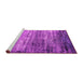 Sideview of Machine Washable Oriental Pink Industrial Rug, wshurb2088pnk