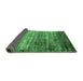 Sideview of Oriental Emerald Green Industrial Rug, urb2088emgrn