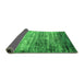 Sideview of Oriental Green Industrial Rug, urb2088grn