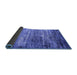 Sideview of Oriental Blue Industrial Rug, urb2088blu