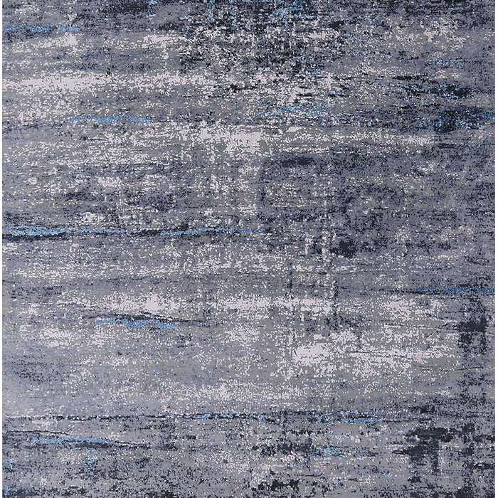 Machine Washable Industrial Modern Purple Navy Blue Rug, wshurb2088