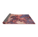 Sideview of Mid-Century Modern Pink Coral Pink Oriental Rug, urb2089