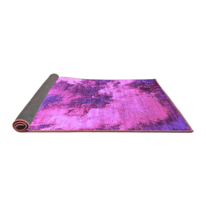 Sideview of Oriental Purple Industrial Rug, urb2089pur