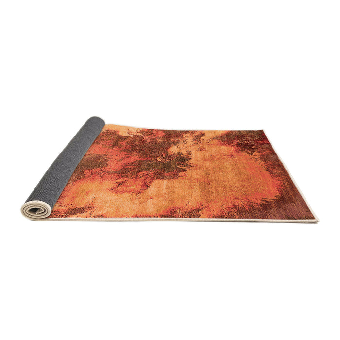 Sideview of Oriental Orange Industrial Rug, urb2089org
