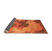 Sideview of Oriental Orange Industrial Rug, urb2089org