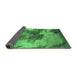 Sideview of Oriental Emerald Green Industrial Rug, urb2089emgrn