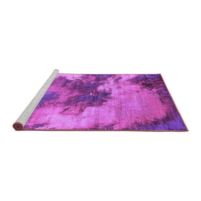 Sideview of Machine Washable Oriental Purple Industrial Area Rugs, wshurb2089pur
