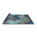 Sideview of Oriental Light Blue Industrial Rug, urb2089lblu