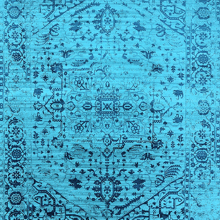 Oriental Light Blue Industrial Rug, urb2090lblu