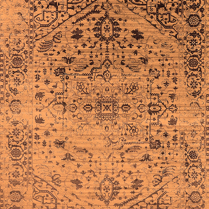 Machine Washable Oriental Orange Industrial Area Rugs, wshurb2090org