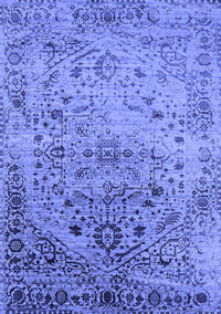 Oriental Blue Industrial Rug, urb2090blu