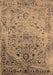 Oriental Brown Industrial Rug, urb2090brn