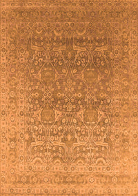 Oriental Orange Industrial Rug, urb2091org