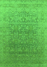 Oriental Green Industrial Rug, urb2091grn