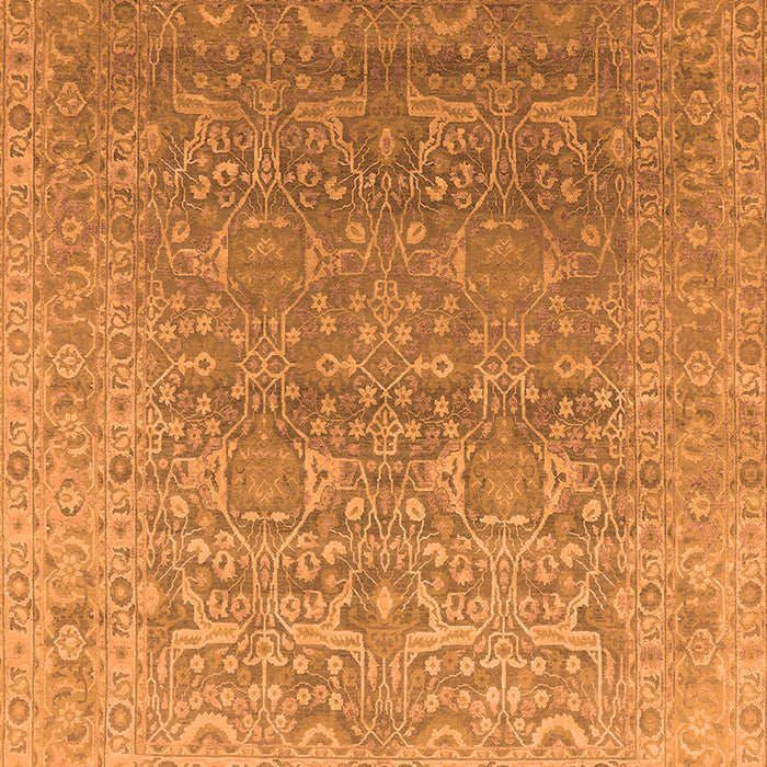 Machine Washable Oriental Orange Industrial Area Rugs, wshurb2091org