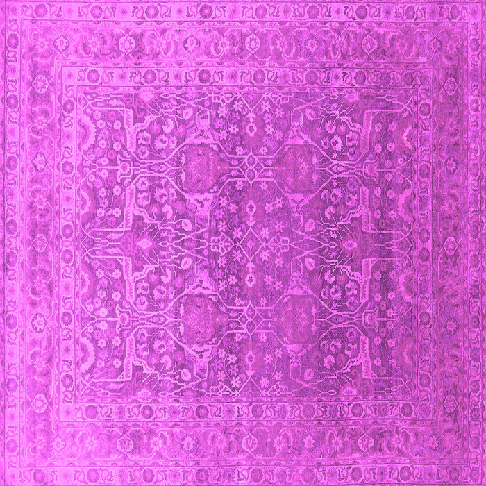 Square Oriental Pink Industrial Rug, urb2091pnk