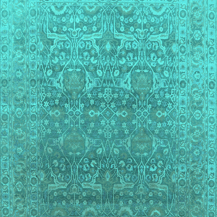 Oriental Turquoise Industrial Rug, urb2091turq