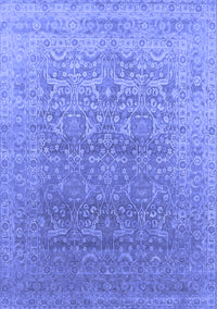 Oriental Blue Industrial Rug, urb2091blu