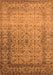 Oriental Orange Industrial Rug, urb2092org