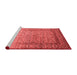 Industrial Red Washable Rugs