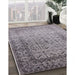 Machine Washable Industrial Modern Cloudy Gray Rug in a Family Room, wshurb2092
