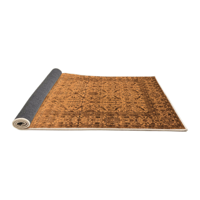 Sideview of Oriental Orange Industrial Rug, urb2092org