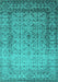 Oriental Turquoise Industrial Rug, urb2092turq