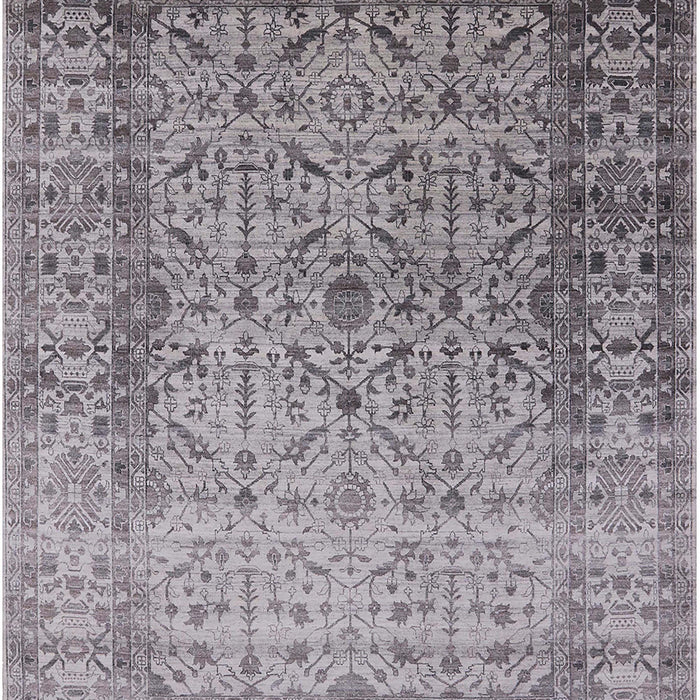 Machine Washable Industrial Modern Cloudy Gray Rug, wshurb2092