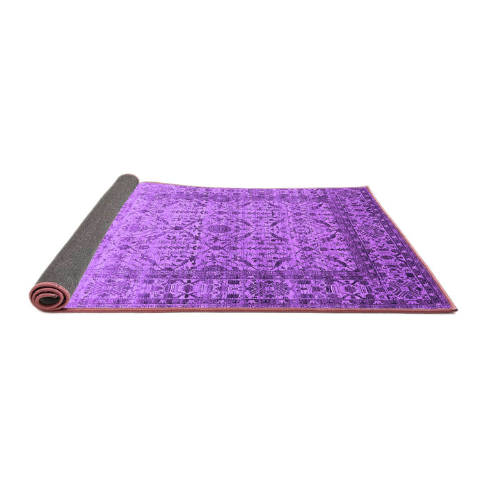 Sideview of Oriental Purple Industrial Rug, urb2092pur