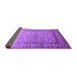 Sideview of Oriental Purple Industrial Rug, urb2092pur