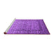 Sideview of Machine Washable Oriental Purple Industrial Area Rugs, wshurb2092pur