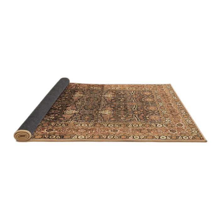 Sideview of Oriental Brown Industrial Rug, urb2093brn
