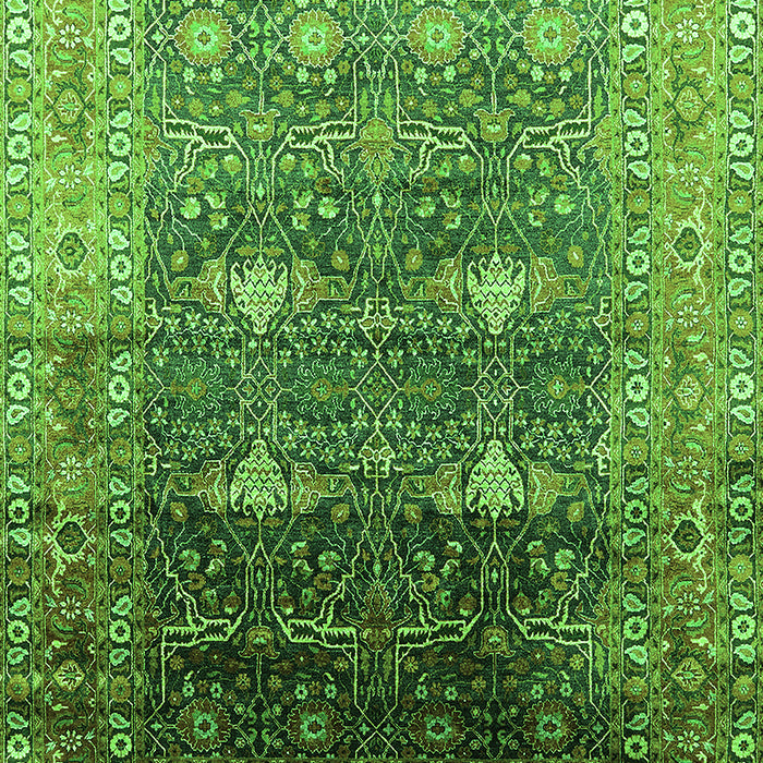 Oriental Green Industrial Rug, urb2093grn
